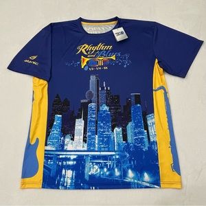 Rhythm & Blues Dallas Houston 2015 Finish Strong 5K Walking Running Jersey Shirt